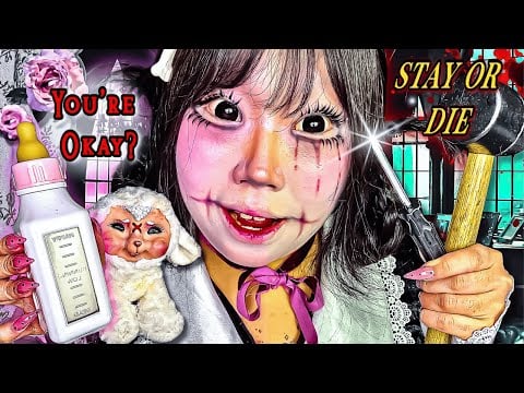 YOU CAN’T LEAVE🔒 Graveyard Girl Nurses You FOREVER❓🍼  EP 1 ASMR Roleplay