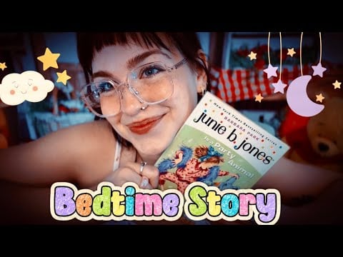 Cozy ASMR Bedtime Story 📖 Junie B. Jones (Character Voices + Relaxing Page Sounds)