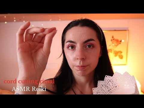 ASMR Reiki | cord cutting ritual | removing unwanted thoughts | removing limiting beliefs