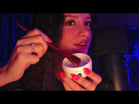 ASMR Edible Nivea Cream/ Intense Mouth Sounds 🤭😋