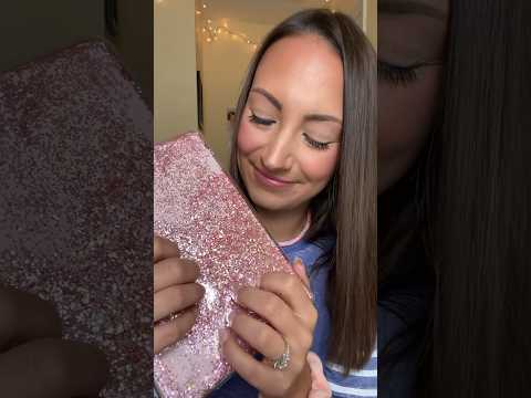 Glitter notebook tapping✨