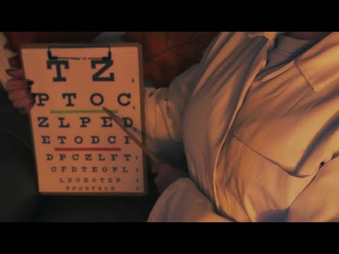 ASMR | Optometrist | Eye Test & Colour Blind Test | Irish/Gaelic With Subtitles | 'Unintentional'