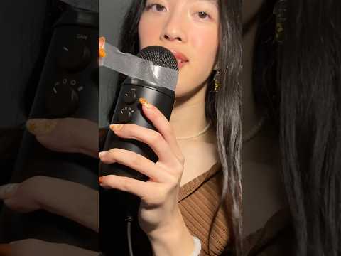 ASMR tape peeling again 🤌 (short version) #asmr #relax #sleep #tingles #fastandaggressive