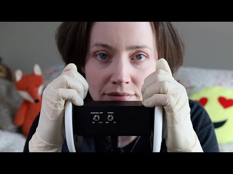 ASMR LATEX GLOVES Only | Ear Massage | Ear Cupping | 3Dio Binaural (No Talking)