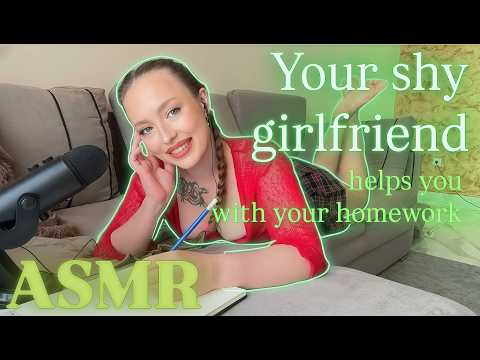 Hey… Can You Help Me Study? 📚💕 ASMR Classmate Roleplay