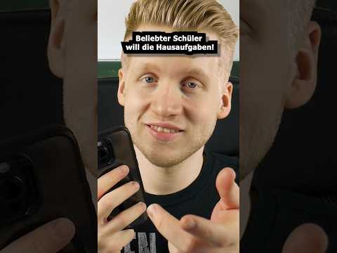 Beliebter Schüler will die Hausaufgaben! #asmr