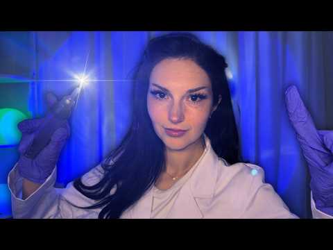 ASMR Cranial Nerve Exam (But You're An Alien) 👽 ASMR Medical Roleplay