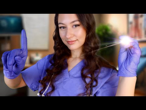 ASMR Detailed FULL BODY Medical Exam Doctor Roleplay 😴