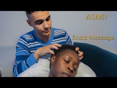 Asmr Deep Scalp Head Massage Afro Hair Sounds + Sensitive Mic 🎙