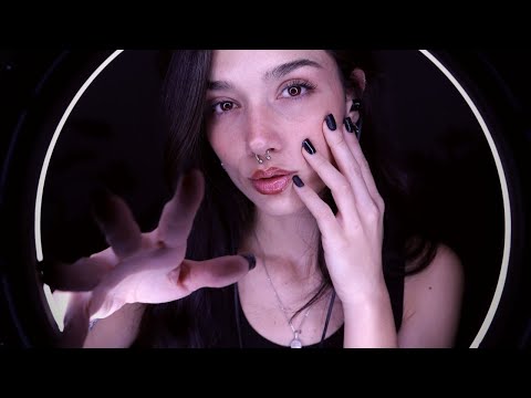 ASMR Focus on me, Face Touching & Mirrored ASMR