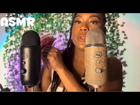 {ASMR} Experimenting With 2 Microphones 🎙️