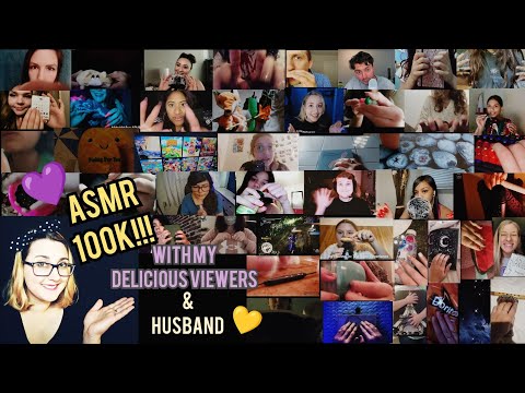 ASMR 100k Special with My Subscribers!! & My Husband Finally Does Some ASMR!