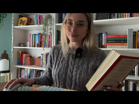 ASMR Library Role Play (keyboard tapping, mouse clicking, book triggers)