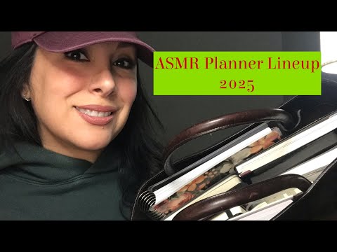 Asmr| Gum Chewing Soft Spoken Planner Lineup 2025| Techo Kaigi | Hobonichi etc