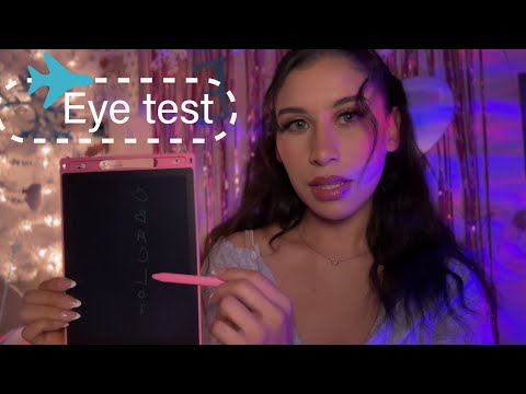 Pilot Eye Checkup ASMR