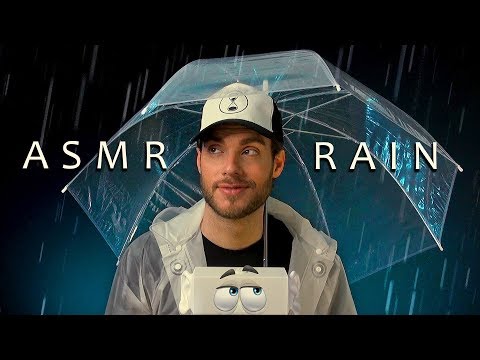 ASMR TINGLE RAIN – Umbrella Over the Mic. Spray Sounds. Tapping. Crinkles.