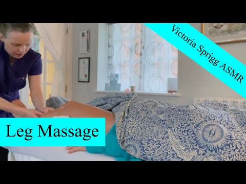 ASMR Aromatherapy Leg Massage with Victoria and Rosie | 2 of 6