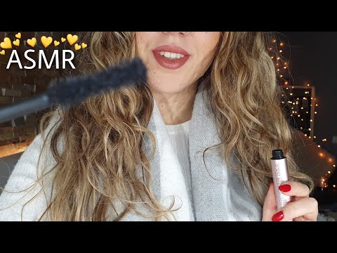 Fast & Aggressive Makeup Application (Layered Mouth Sounds)🤯💛 | ASMR ITA