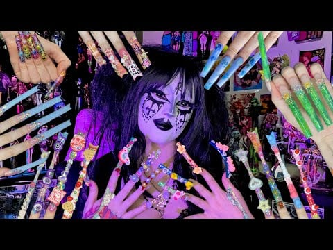asmr but the nails keep changing…