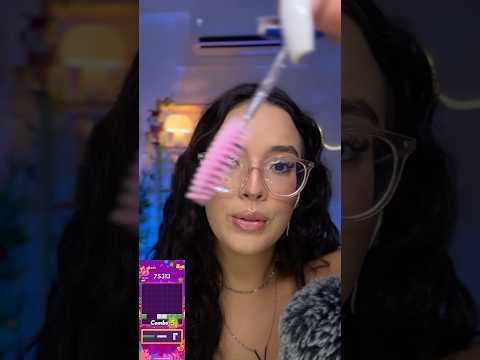asmr: fazendo sua sobrancelha com #blockblast