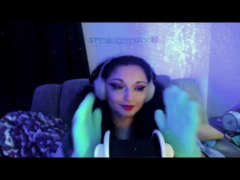 Asmr Ear Blowing, Fuzzy Gloves, Shhhing Sounds