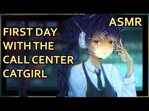 Call Center Catgirl Calms Your Anxiety | ASMR | Personal Attention | [writing] [typing] [clicking]