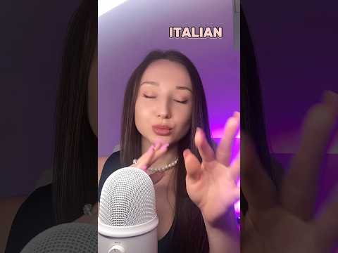ASMR Hello, How Are You ? In a different languages 🤍 #asmr #relax #sleep #language
