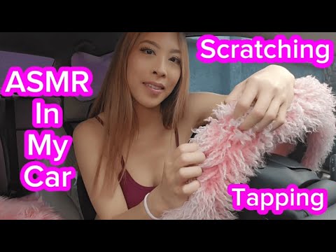 ASMR In My Car | Tapping All Over My Ride | Fuzzy Steering Wheel Scratching | Scratches & Taps Sound