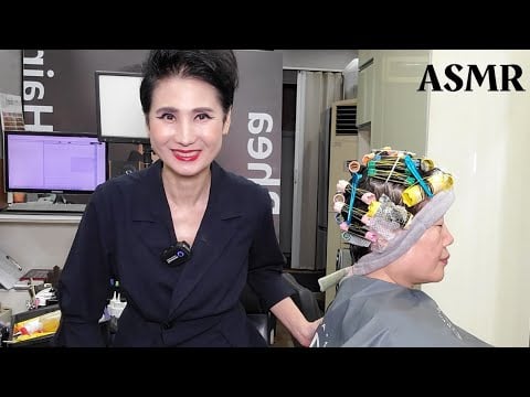 Korean ASMR: Fast-Paced Hair Styling for Dynamic Relaxation and Calm 💇‍♀️💨