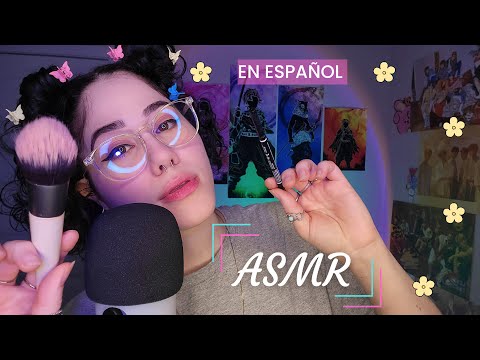 ASMR: Susurros y Sonidos de Boca, Te maquilló a lo que Duermes ❤️ (Español Caribeño)