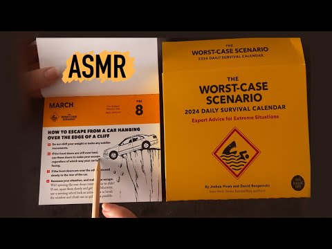 📔ASMR - Reading you survival hacks [Part-3] - cozy, clicky whispers