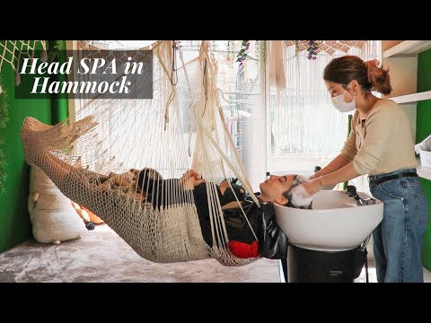 Brain Melting Head SPA in HAMMOCK by Japanese Pro ASMR