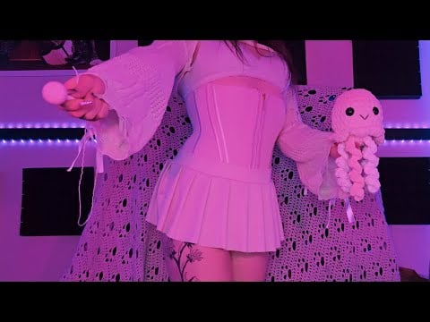 🩷PINK ASMR🩷 (tapping, scratching, tingles, and triggers) ✨️🩷