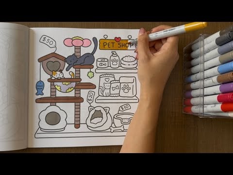 ASMR en español | Susurros y coloreando con marcadores 🎨✨