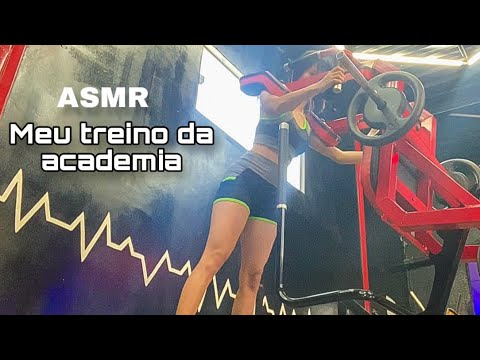 ASMR VLOG | Mostrando meu treino da academia 💖