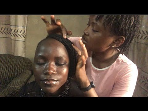 ASMR RELAXING SCALP SCRATCHING AND HAIR PULLING FOR DEEP SLEEP 😴 