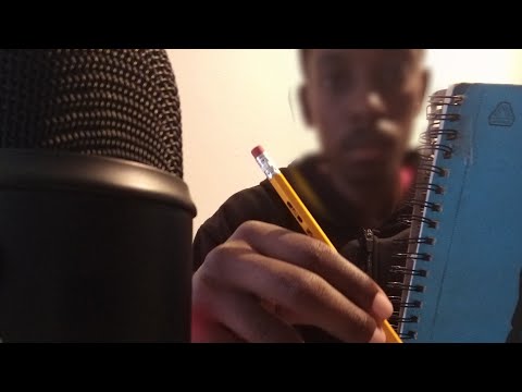 [ASMR] cool artist draws a picture for you ( close whispering)