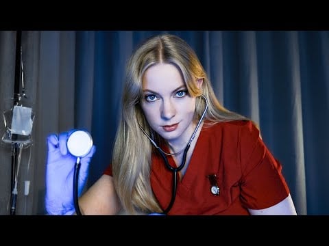ASMR Night Nurse 🫀 Horror Medical Roleplay, Ear to Ear Layered Sounds