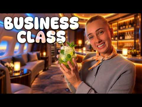 Un vol UNIQUE au monde - ASMR RP - Vol Business Class
