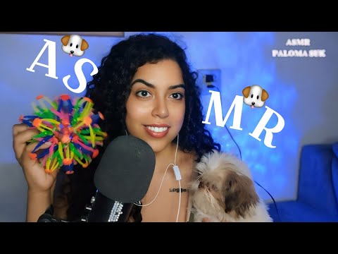 ASMR GATILHOS PREFERIDOS DA MINHA CACHORRINHA 🐕 (duvido você não dormir nesse vídeo) 💤