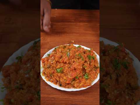🔥 ASMR Baingan Ka Bharta | Smoky & Desi | Satisfying Cooking Sounds #shorts #asmr