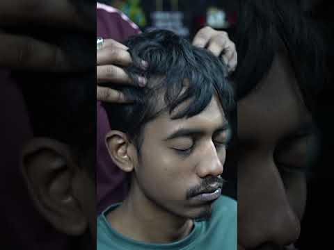 Head Scratching ASMR Sleep Massage Therapy With Neck Cracking #shorts