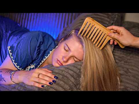 ASMR | Gentle Hair Brushing Sounds for Instant Sleep & Deep Relaxation 😌 (No Talking)
