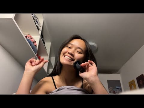 ASMR cozy rambles, mouth sounds & mic scratching 
