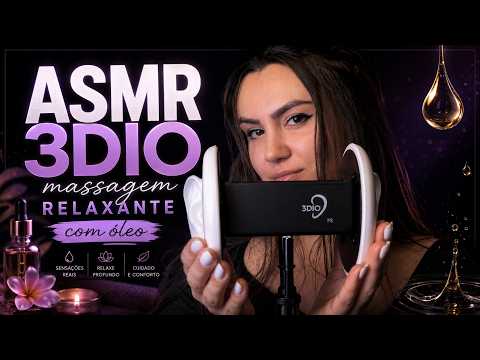 ASMR 3DIO Massagem relaxante com óleo