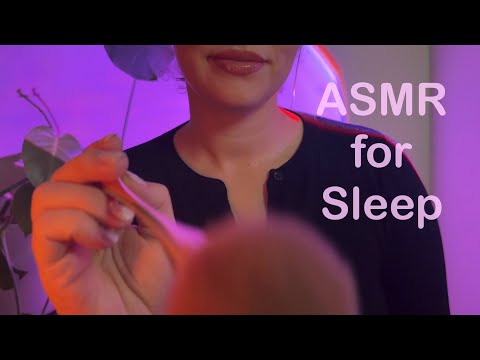 ASMR Sounds for Sleep (No Talking) | Face Stroking & Brushing for Deep Relaxation