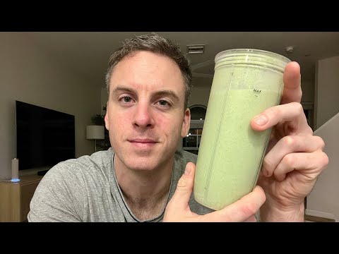 ASMR Smoothie Sips 🍹🥭 | Mango Spinach Smoothie + Fitness & Meal Prep Chat