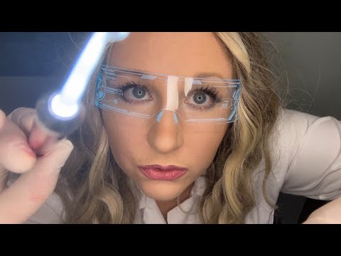 ASMR Face Measuring Futuristic