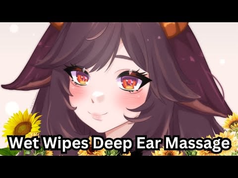 Wet Wipes Deep Ear Massage - [ASMR] Kabuki Koi