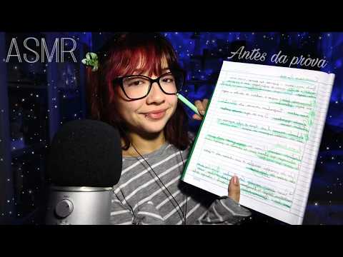 ASMR Garota Nerd Te Ajuda Antes Da Prova 🐟 ~ Ecossistema Abissal Marinho